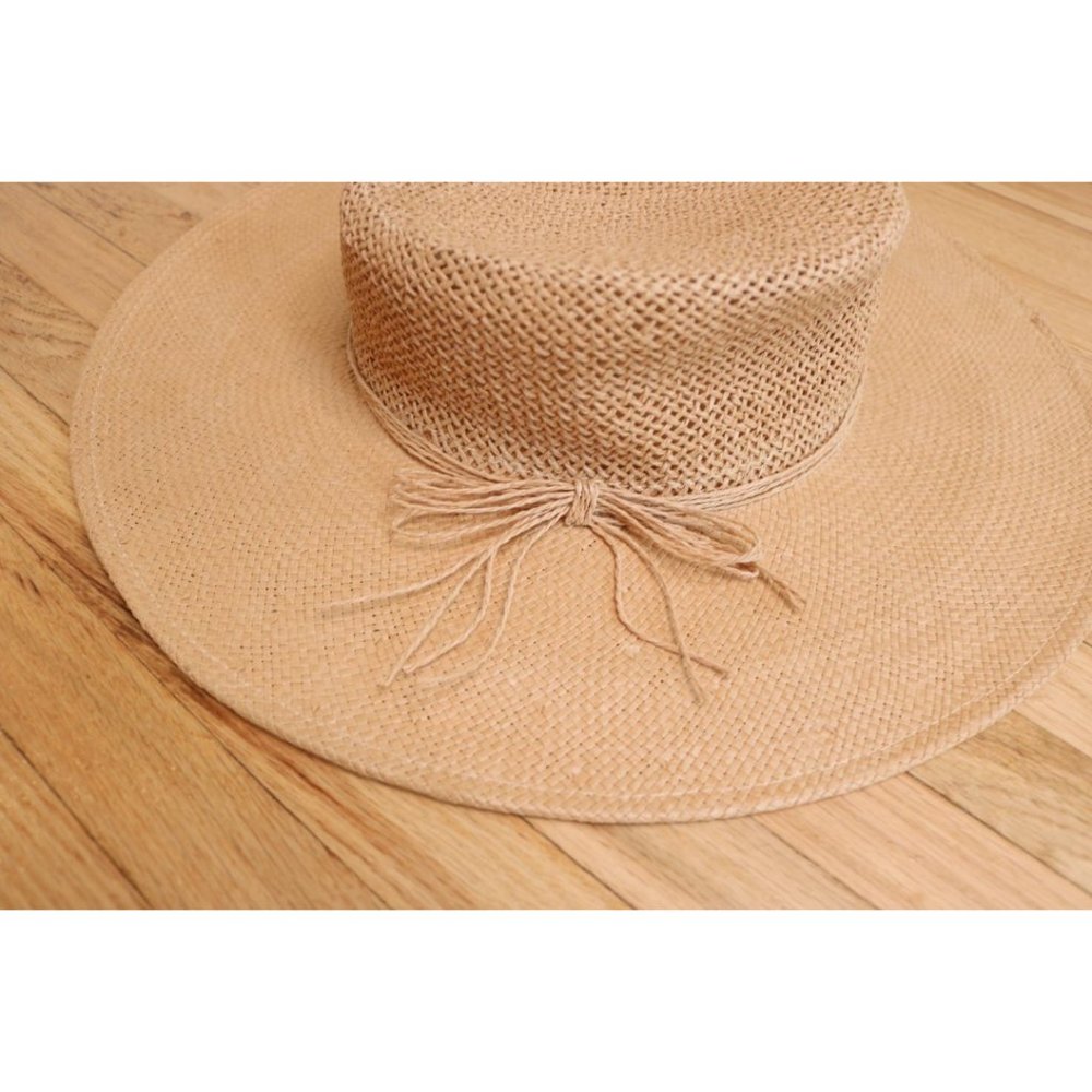 Vintage Straw Beach Hat
